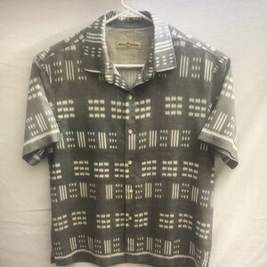 Gray Patterned Men's Shirt